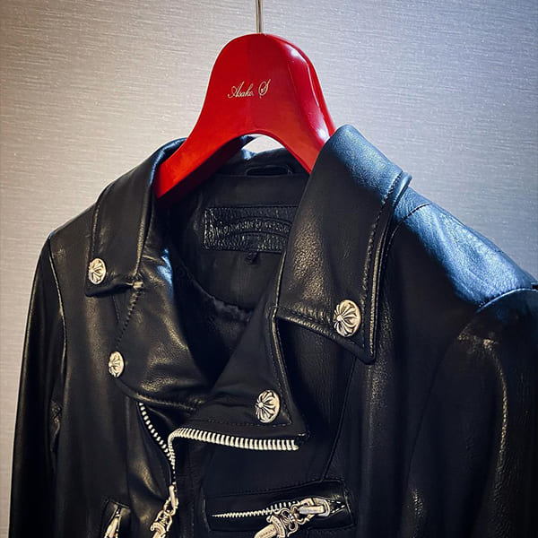 leather jacket hanger