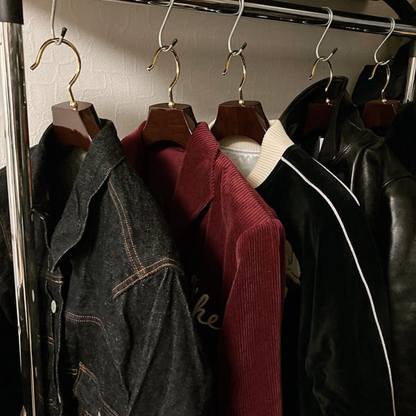 leather jacket hanger