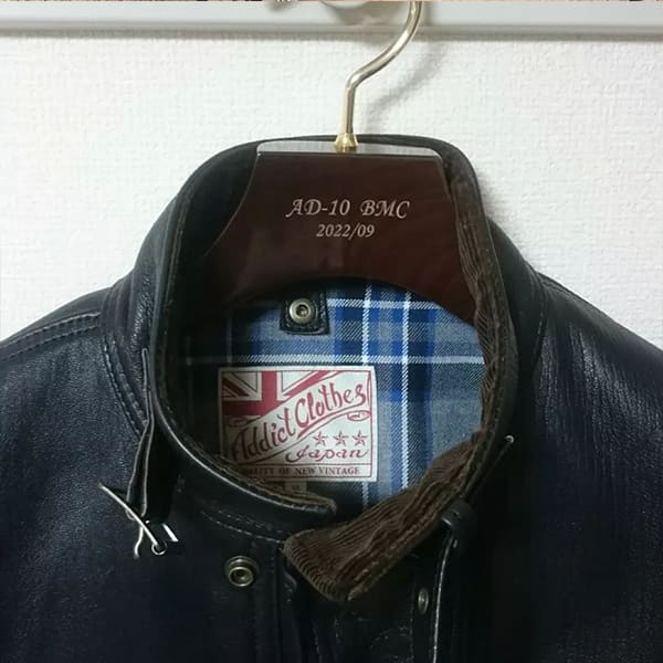 leather jacket hanger